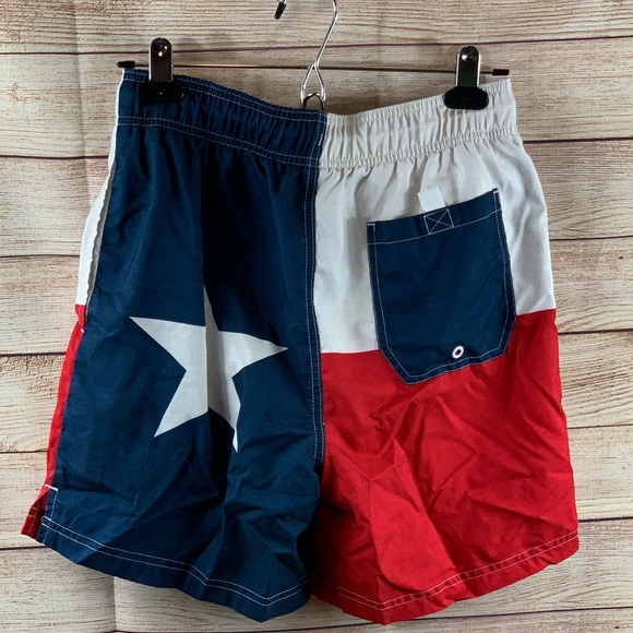 George Swim Trunks Set of 2 Red/White/Blue - Picture 8 of 11